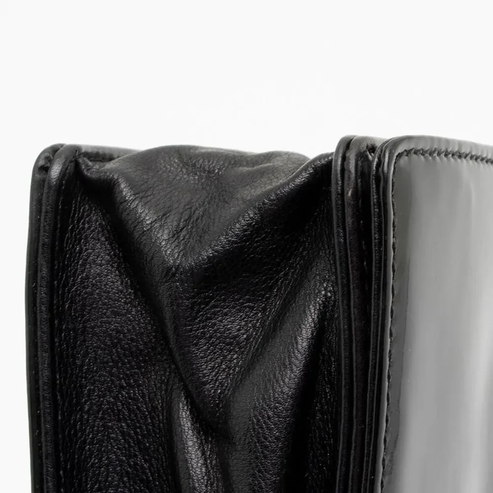 Chanel Vintage Patent Leather CC Wallet on Chain